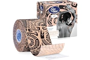 CureTape® Art Kinesiology Tape | Vattentät och latexfri kinesiotejp | hudvänlig | TÜV-certifierad