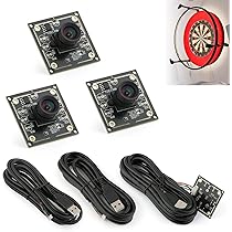 Target Darts Arc Dartboard Verlichtingssysteem Home Cabinet Set - Inclusief Wereldkampioenen dartbord en 2 sets darts, zwart