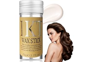 DINGLONG BEAUTÉ Wax Stick pour cheveux 2,7Oz 75g., bâton de pommade capillaire, Cire à coiffer, Cire à coiffer, Fixation portable de cire à cheveux, Bâton de cire coiffante, Doux avec un parfum léger.