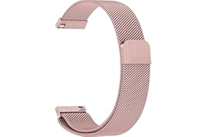 Amzpas Edelstahl Mesh Uhrenarmband 22mm 20mm 19mm 18mm Metall Ersatz Armband Magnetverschluss Smartwatch Schnellverschluss Watch Uhren Ersatzband Für Damen Herren