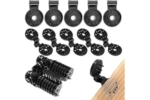 AMESOR 50 Pièces Clips pour Bache, Clip Spécial avec Œillet, Fixation Traités Anti-UV pour Brise Vue, pour Toile Clôture, Filet D'ombrage, Tissu Coupe-Vent