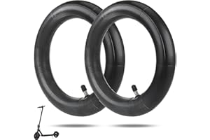 VOLOHAS Chambre à Air 10" 10×2 Tube Renforcé pour Xiaomi/soflow so6/ninebot max g30/ g30d/ g30d 2/F20D F25D F30D F40D Modification de Trottinettes électrique 10 Pouces (2 Pièces)