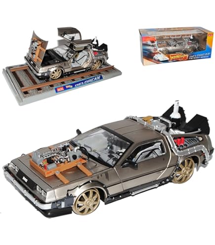 Mattel Delorean Zurück in die Zukunft Back to The Future 1/18 Hot