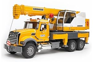 Bruder Mack met Liebherr kraan