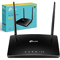 TP-Link 300 Mbps Wireless N 4G+Cat 4 LTE Router, 4G Network Micro SIM Slot Unlocked, With WAN Connection, No Configuration re
