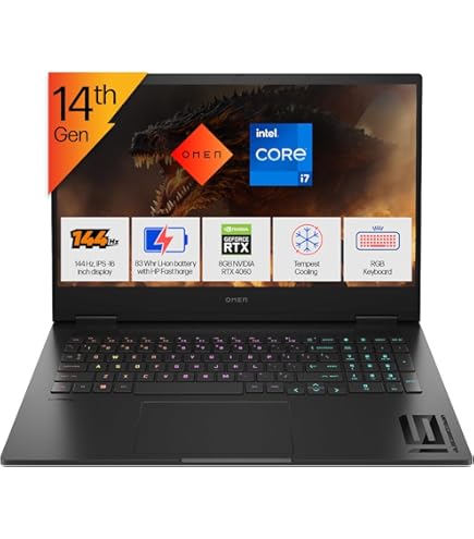 HP OMEN, 13th Gen Intel Core i9-13900HX, 8GB NVIDIA RTX 4060
