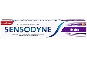 Sensodyne Encías Pasta de Dientes Con Flúor, Alivio Para Dientes Sensibles, Protección Duradera Frente a la Sensibilidad Dental, 75 ml