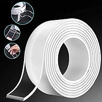 BONDWET Nano Double Sided Tape Heavy Duty Transparent Traceless Double Sided Tape Nano Washable Adhesive Tape Reusable…