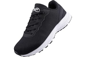 Knixmax Outdoor Męskie i damskie, ekstra szerokie buty do biegania, lekkie i oddychające, wygodne buty sportowe dla szerokiej stopy, EU36-46