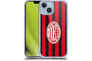 Head Case Designs Licenza Ufficiale AC Milan Home Kit per Stemma 2025/26 Custodia in Gel [Protezione di Grado Militare] Compatibile con Apple iPhone 14 E Compatibile con MagSafe
