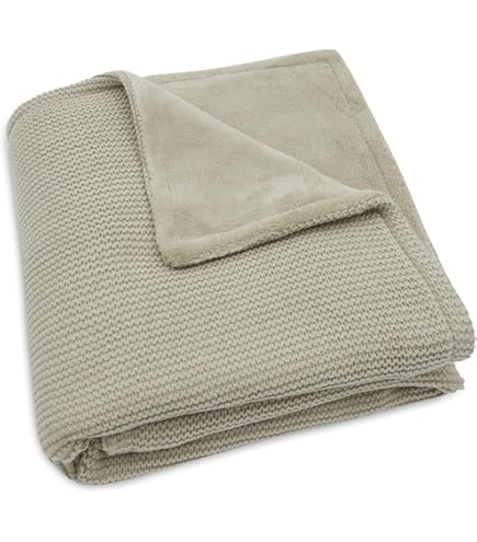 Jollein ledikantdeken Cosy Knit - Sea Green