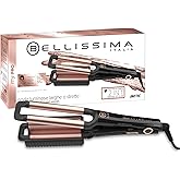 Rowenta CF4710 Waves Addict Piastra per Capelli 4 in 1 per Piega Mossa ...