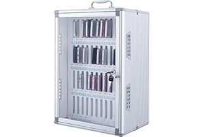 HE XIANG FIRM Handy Safe Metall 12/24/36/48/60 Slots Handy Transparent Türschloss Box Fabrik Schule Handy Aufbewahrungsschrank (Color : 48)