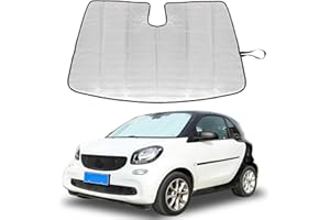 METYOUCAR Car Front Windscreen-Blocks UV Rays Sun Visor Protector, Keep Your Vehicle Cool And Damage Free, Easy to Use For Benz Smart 453 Fortwo Forfour 2016-2021
