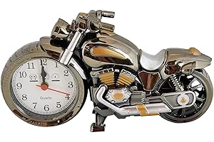 2FIT YOUR FITNESS PARTNER 2Fit Your Fitness Motorbike Alarm Clock Table Desk Home Décor Home Gadget Office Clock Modern Birthday Gift Creative Design Office Décor
