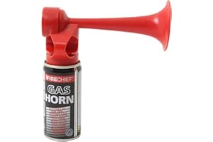 Air Horn for Raising Alarm – Loud Noise Emergency Horn for Fire Warnings in the Workplace & in Offices – Non Flammable 100g Can – Event Horn for Occasions, Sports Days & More – Firechief