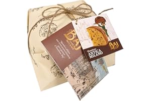 BAJ 1768 - Panettone antica Milano - Ricetta tradizionale 1 kg - Con libretto storico