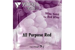 Youngs Brew Wine Yeast for Red Wine All Purpose Red Yeast 5g Sachet