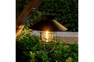 ZHENNBY Lanterne Solaire Exterieur LED Lampe Solaire Etanche IP65 Effet de Lumière Lampion Solar Light pour Garden Patio Courtyard Extérieur Intérieur Noël Décoration
