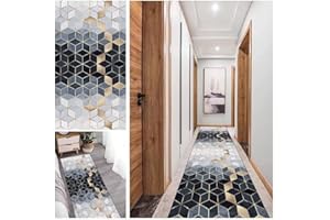 ‎BAYUE BAYUE Teppich Läufer Flur, Küchenteppich Waschbar rutschfest Läufer Flur Bunt Lange Vintage Kücheläufer Flur Teppich für Wohnzimmer Büro Schlafzimmer Esszimmer Korridor 60 x 200 cm