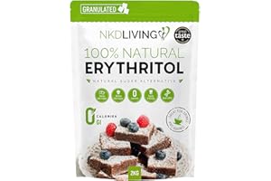 NKD LIVING W 100% naturalny erytryt 2 kg | zamiennik cukru z zerem kalorii