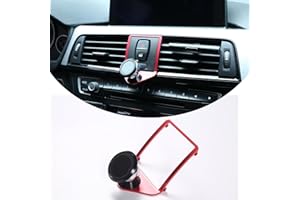 DIYUCAR - Supporto per cellulare per prese d'aria auto, per 1 3 4 serie GT F21 F22 F23 F30 F31 F34 F32 F33 F34 F35 F36 F80 F82 M4 2013-2019 (rosso)