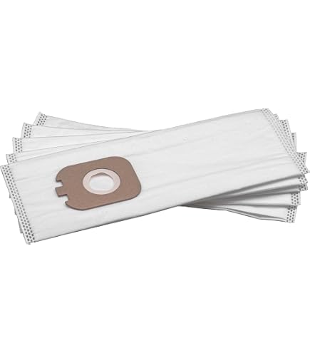 Vhbw 10 Sacchetti Per Aspirapolvere In Microfibra Compatibili Con Alfatec Alpha 300, 400E - Small 23,9x15 Cm - Filtrazione Anti Acari - 2