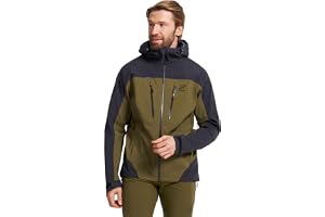RevolutionRace Herr Silence Proshell 3L Jacket, Vattentät och Slitstark Friluftsjacka för alla Utomhusaktiviteter