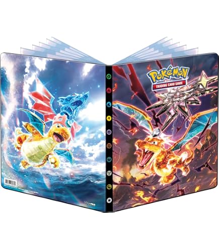 Asmodee - Ultra Pro - Pokemon - Mega-Evolution (ME01) - Pokemon Sammelkartenfach - Kapazität 80 Karten - Brettspiele - Sammelkarten Zubehör