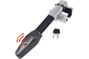 KRASER KR830 Antykradzieżowa kierownica samochodowa z alarmem czujnika, blokada wysokiego bezpieczeństwa, samochód uniwersalny, garaż dla ciężarówek Parking na ulicy alarm