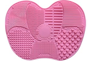 ‎KUKA Silikon-Schminkpinsel-Reinigungsmatte (Pink)