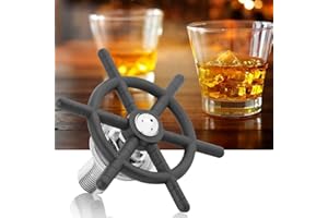 DUOKON Testa sciacquatrice Vetro, Testa sciacquatrice Rubinetto in Acciaio Inossidabile Sciacquatrice ad Alta Pressione a 360 Gradi per Molti Tipi e Dimensioni di Tazze da caffè in Vetro di Birra