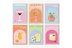 YALKIN 6 Stück Malen Nach Zahlen Erwachsene, Paint by Numbers Malen Nach Zahlen, DIY Landschaft mit Pinseln und Acrylfarben Handgemalt Ölgemälde Leinwand für Home Décor, Ohne Rahmen (20x30cm)