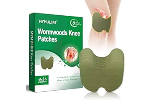 MYMULIKE Patch Chauffant 26 Pcs,Patch Anti Douleur,Patch de soulagement de la Douleur au Genou, Idéal Pour Douleurs au Cou, Nuque, Epaules, Articulations, Courbatures