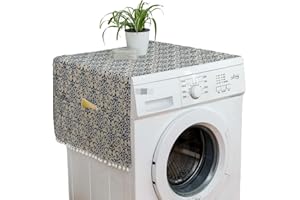 GIEEU Schutzhülle für Waschmaschine, Kühlschrank-Abdeckung (Seladon)