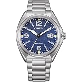 CITIZEN Erkek Analog Eco-Drive Saat, Paslanmaz &Ccedil;elik Kayışlı AW1571-76L
