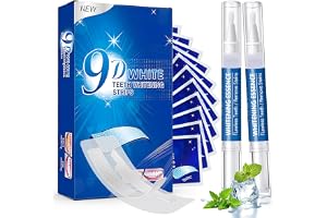 28 stycken tandblekningsremsor och 2 stycken tandblekningspenna, teeth whitening strips set, tar effektivt bort tandfläckar, perfekt för vardagen
