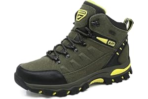 Wowei Wanderschuhe Outdoor wasserdicht, atmungsaktiv, rutschfest, Trekking-Stiefel, Spaziergänge, Reisen, Sneaker, für Damen und Herren