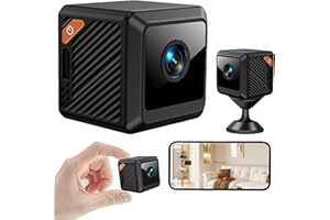 WDEC Mini Camara Espia, WiFi 1080P Cámara Espia, Bluetooth WiFi Cámara, Interior/Exterior Mini Cámaras De Vigilancia, con Detección De Movimiento, Visión Nocturna Cámaras De Vigilancia