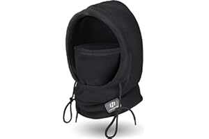 GXCROR Warme Fleece Sturmhaube Winddichte Skimaske Gesichtshaube Balaclava Motorrad Sturmhaube Winter Unisex