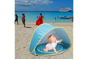 SWL-SELLER Infant UV Protection Baby Beach Tent Pop Up Waterproof Shade Pool Sun Shelter UK