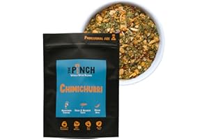 THE PINCH XL Chimichurri Épices argentines sans sel. Préparez une sauce chimichurri 100% naturelle pour barbecues, rôtis et brochettes de légumes. Un assaisonnement sain et facile à utiliser.