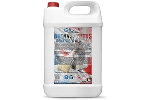 ‎GIDELI GiDeli Brennspiritus farblos 5L - Vielseitiger Alkohol für Haushalt, Werkstatt & Garten - zum Reinigen, Entfetten & Anzünden - rückstandsfrei & ergiebig
