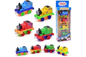 URacon Thomas Giocattolo Cars,4pcs Thomas Cars Macchinine Giocattolo per Bambini Giocattolo Macchinine Modello Giocattolo in Lega Decorazioni Regalo educativi per Bambini 3 Anni e Più