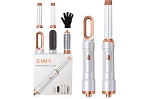 UKYITU Magic Styler 5 in 1 Hair Styler, Air Styler Set with Curl Straighten, Volumise, Smooth and Drying for Styling, Magic Hair Styler Hot Air Styler for All Hair Type/Length