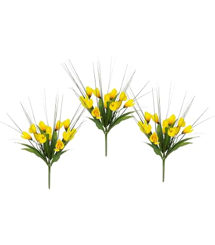 Amazon.de: creativ home Knstlicher HRENBUND in Trockenblumenoptik. EIN  Bund mit 6 hren ca 44 cm. Korn, Weizen. Dunkel