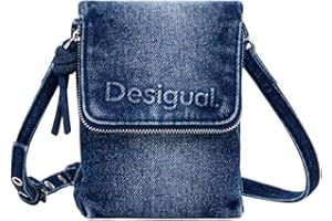 Desigual MONE_Half Log, Bi-Fold Wallet Women's, 12, Niebieski, 12