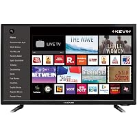 Kevin 80 cm (32 Inches) HD Ready Smart LED TV KN32SCA with CineWall (Black) (2019 Model)