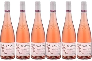 Calvet - Rosé d’Anjou, Vin Rosé frais et fruité du Val de Loire, France (6 x 0,75 L)