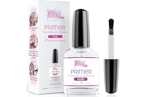 PICS NAILS TIRA FUORI LE UNGHIE Primer uñas semipermanente, gel y uñas acrilicas, de 12 ml Deshidratador profesional de calidad, Primer con acido de uñas. Útil para todas las marcas y tipos de manicura
